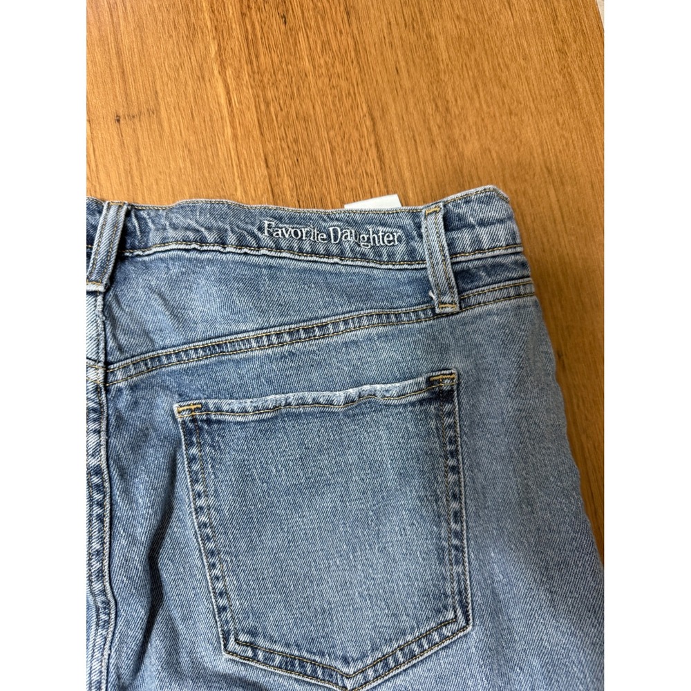 Favorite Daughter The Vivi Jeans Women 34 Blue Excellent High Rise Straight Leg - Picture 8 of 8